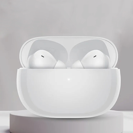 Наушники TWS беспроводные Bluetooth Xiaomi Redmi Buds 4 Pro вакуумные с микрофоном и активным шумоподавлением белые