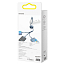 Кабель USB - MicroUSB, Lightning, Type-C для зарядки 1,2 м 3.5А плоский Baseus Bright Mirror синий