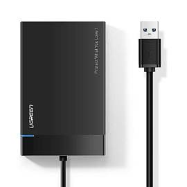 Корпус для внешнего жесткого диска 2.5 дюйма USB 3.0 Ugreen US221 30847 черный