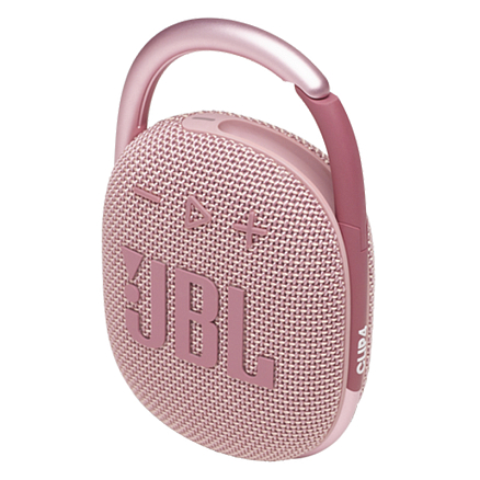 Портативная колонка JBL Clip 4 с защитой от воды розовая