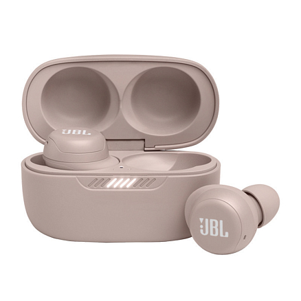 Наушники TWS беспроводные JBL Live Free NC вакуумные с микрофоном и активным шумоподавлением бледно-розовые