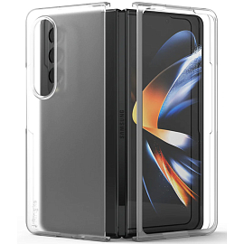 Чехол для Samsung Galaxy Z Fold 4 ультратонкий пластиковый Ringke Slim матовый прозрачный