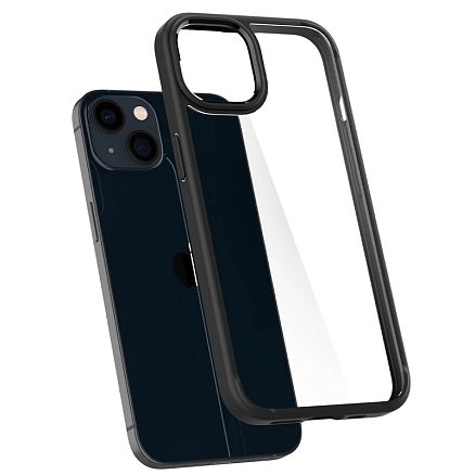 Чехол для iPhone 13 гибридный Spigen SGP Ultra Hybrid прозрачно-черный
