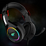 Наушники HV-H2232D полноразмерные с микрофоном и RGB подсветкой игровые черные