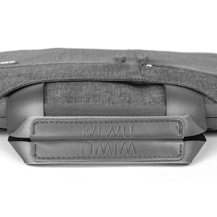 Сумка для ноутбука до 15,6 дюйма WiWU City серая