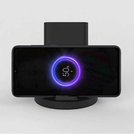 Беспроводная зарядка для телефона 20W Xiaomi Mi WPC02ZM (быстрая зарядка) черная