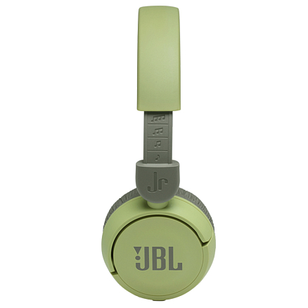 Наушники беспроводные Bluetooth для детей JBL JR310BT накладные складные зеленые