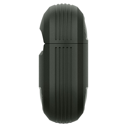Чехол для наушников AirPods 3 гелевый Spigen Rugged Armor хаки