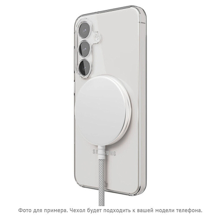 Чехол для Samsung Galaxy S25 Ultra силиконовый VLP Puro MagSafe прозрачный