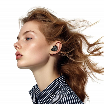 Наушники TWS беспроводные Haylou GT1 2023 вакуумные с микрофоном черные
