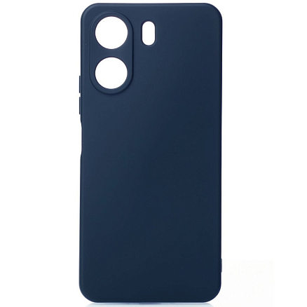 Чехол для Poco C65 силиконовый Color Soft Touch темно-синий