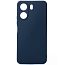 Чехол для Poco C65 силиконовый Color Soft Touch темно-синий