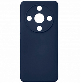 Чехол для Honor X9b силиконовый Color Soft Touch темно-синий