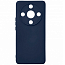 Чехол для Honor X9b силиконовый Color Soft Touch темно-синий