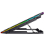Подставка для ноутбука до 17 дюймов охлаждающая с RGB подсветкой Havit F2071 черная