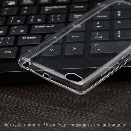 Чехол для Xiaomi Redmi Note 4 ультратонкий гелевый 0,5мм Nova Crystal прозрачный