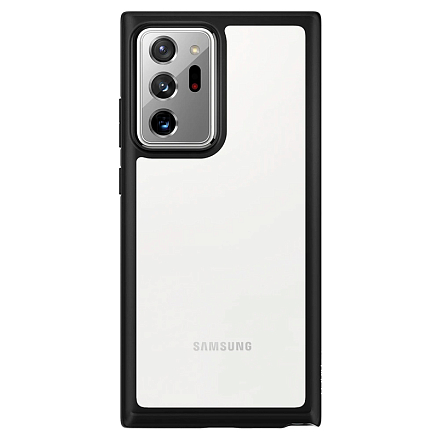 Чехол для Samsung Galaxy Note 20 Ultra гибридный Spigen SGP Ultra Hybrid прозрачно-черный матовый