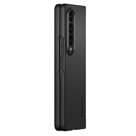 Чехол для Samsung Galaxy Z Fold 4 пластиковый ультратонкий Spigen Air Skin черный