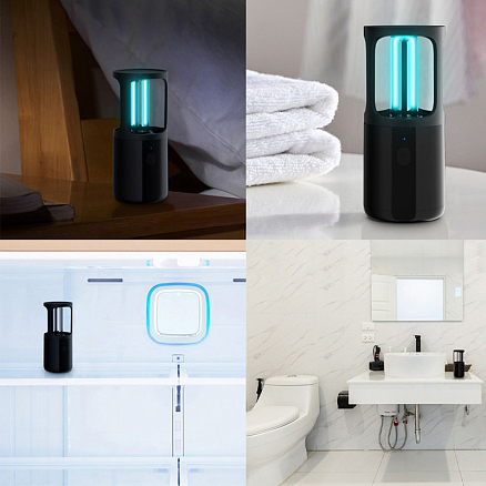 Лампа ультрафиолетовая портативная для дезинфекции Xiaomi Xiaoda Germicidal Disinfection черная