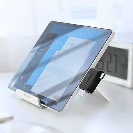Переходник Type-C, MicroUSB - USB 3.0 хост OTG Ugreen 30453 черный
