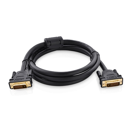 Кабель DVI-D - DVI-D (папа - папа) длина 5 м Ugreen DV101 черный