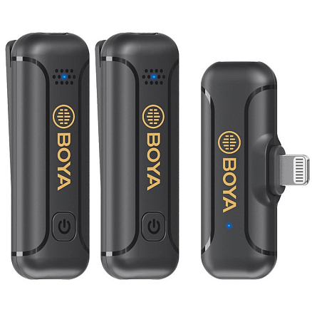 Радиосистема двухканальная для записи звука с петличным микрофоном Type-C Boya BY-WM3T2-D2