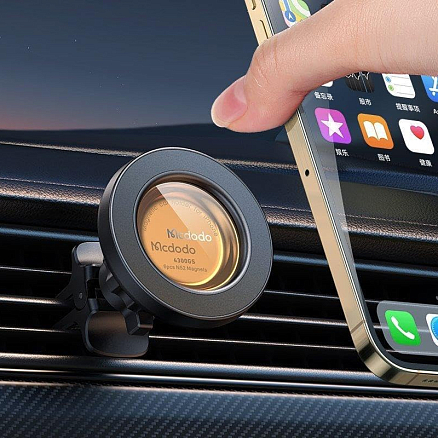 Держатель автомобильный в решетку обдува магнитный McDodo CM-4050 черный