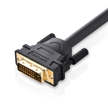 Кабель DVI-D - DVI-D (папа - папа) длина 5 м Ugreen DV101 черный