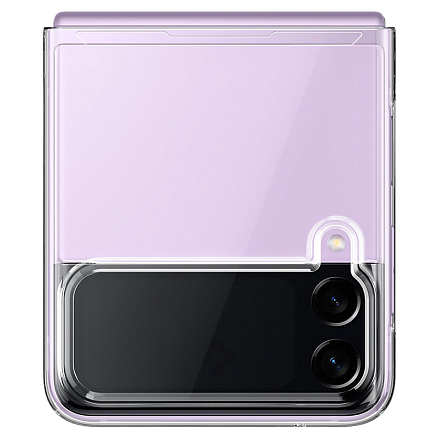 Чехол для Samsung Galaxy Z Flip 3 пластиковый ультратонкий Spigen Air Skin прозрачный