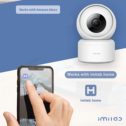 IP камера видеонаблюдения Xiaomi IMILab Home Security C20 (CMSXJ36A) 360° 1080p белая