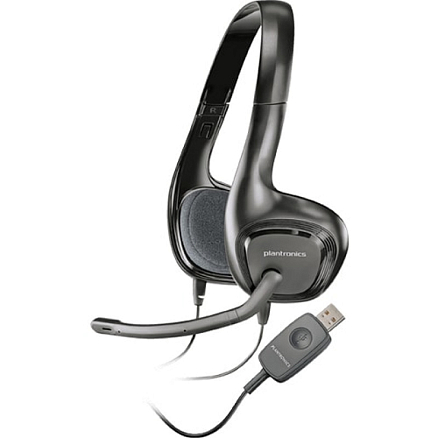 Наушники Plantronics Audio 622 накладные с микрофоном для компьютера в USB порт