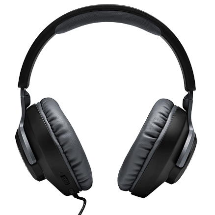 Наушники JBL Quantum 100 полноразмерные с микрофоном игровые черные
