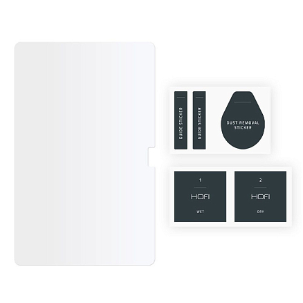 Защитное стекло для Samsung Galaxy Tab A8 10.5 (2022) на весь экран Hofi Glass Pro+ черное