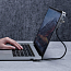 Хаб (разветвитель) Type-C - HDMI 4K, 2 х USB 3.0, Type-C PD с картридером SD и MicroSD Baseus Bend Angle No.7 серый