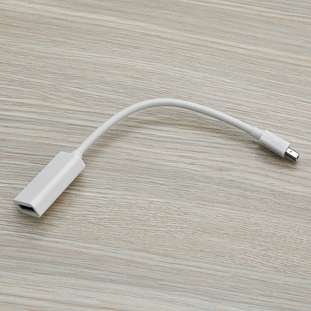 Переходник Mini DisplayPort - DisplayPort (папа - мама) 15 см Cablexpert белый