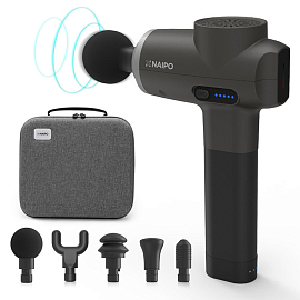 Массажер перкуссионный универсальный беспроводной Naipo Gun MGPC-007