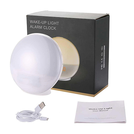 Световой будильник с радио Nova Sunrise & Sunset