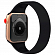 Ремешок-браслет для Apple Watch 42 и 44 мм силиконовый Nova Silicone черный