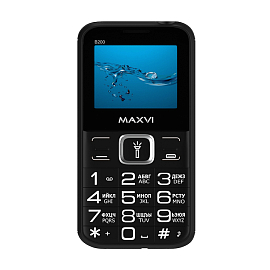 Мобильный телефон Maxvi B200 черный