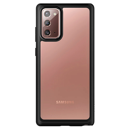 Чехол для Samsung Galaxy Note 20 гибридный Spigen SGP Ultra Hybrid прозрачно-черный матовый