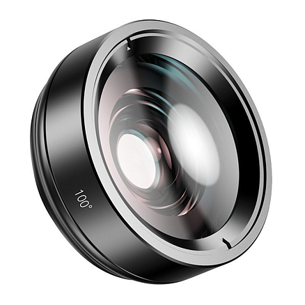 Объектив для телефона универсальный 2-в-1: Wide-Angle и Macro на прищепке Baseus Short Videos Magic Camera черный