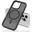 Чехол для iPhone 13 гибридный Matt Case MagSafe прозрачно-черный