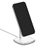 Беспроводная магнитная зарядка MagSafe для iPhone 15W Baseus Swan белая