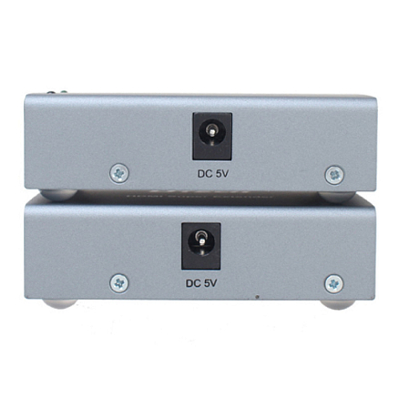 Удлинитель HDMI (HDMI Extender+ Splitter (разветвитель) на 2 порта) до 35 метров по витой паре Dtech DT-7009B с питанием