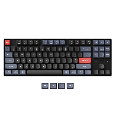Клавиатура Keychron K8 Pro Wireless Gateron G pro Red механическая с подсветкой игровая черная