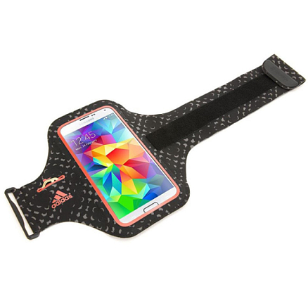Чехол для Samsung Galaxy S5 G900, Galaxy S6 спортивный наручный Griffin (США) Armband Adidas черно-красный