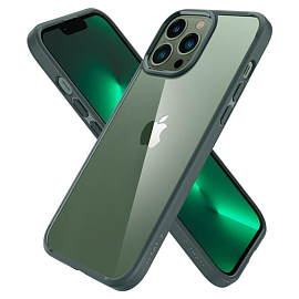 Чехол для iPhone 13 Pro гибридный Spigen Ultra Hybrid зеленый