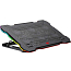 Подставка для ноутбука до 17 дюймов охлаждающая с RGB подсветкой Havit F2071 черная