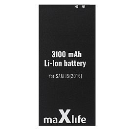 Аккумулятор Samsung EB-BJ510CBC для Galaxy J5 (2016) 3100mAh MaxLife