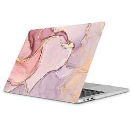 Чехол для Apple MacBook Air 13 (2018-2019) A1932, (2020) А2179, (2020) A2337 пластиковый Tech-Protect SmartShell мраморный
